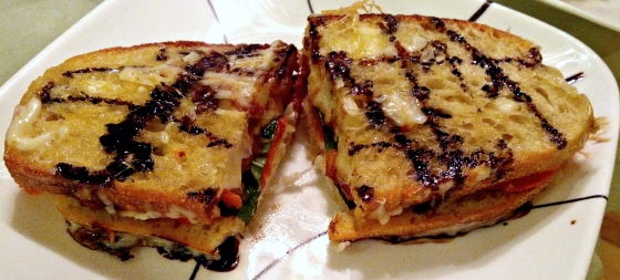 grilled cheese tomato caprese 1